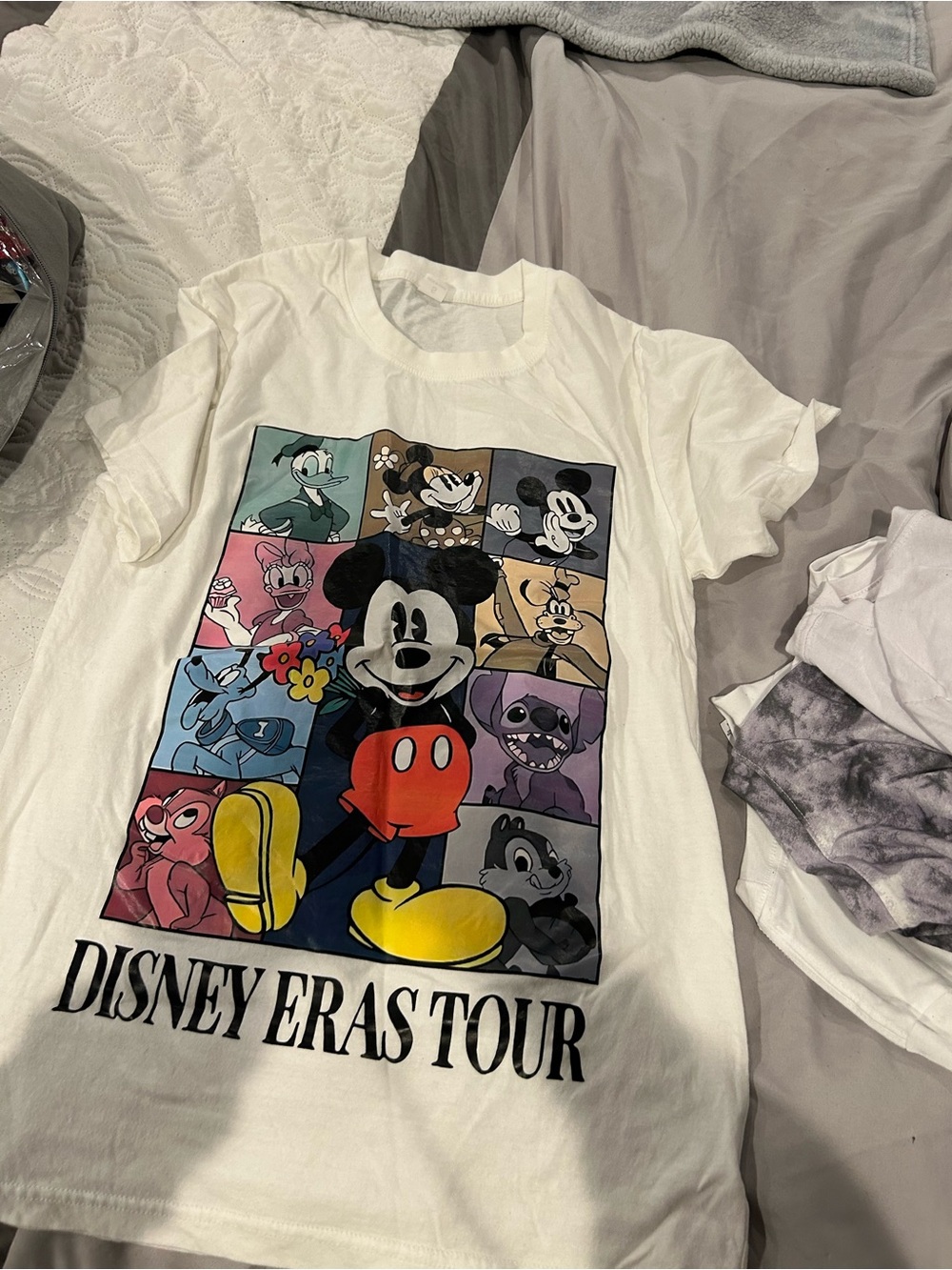 Disney White Mickey Mouse Eras Tour Graphic Tee